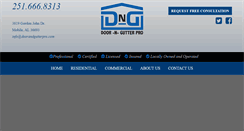 Desktop Screenshot of doorandgutterpro.com