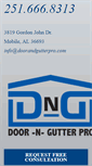 Mobile Screenshot of doorandgutterpro.com